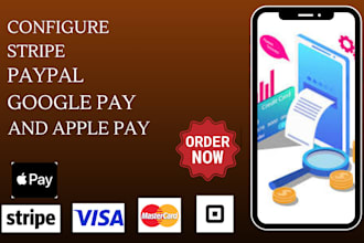 configure stripe paypal google pay apple pay in shopify