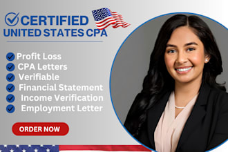 write US CPA letter, sign, audit financial statement