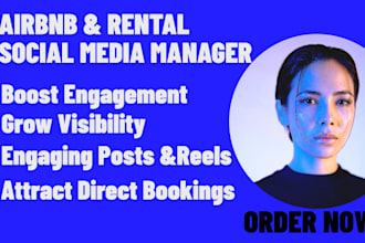 manage social media for your airbnb, short term rental, vacation home business