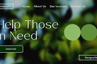 nonprofit website, charity website, 501c3 website, donation website, ngo website