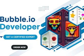 bubble io landing page bubble io website bubble web app template customization
