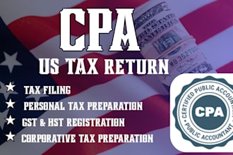 do US tax filling, llc tax, business tax 1120 5472 1040 cpa US tax return