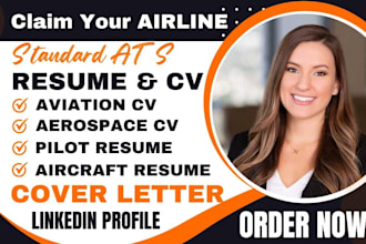 write airline aerospace aviation pilot aircraft avionic and marine ats resume CV