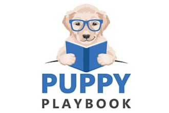 design animals puppy playbooks new logo