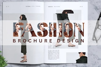 design fashion lookbook, apparel catalogue, pdf brochure and flipbook
