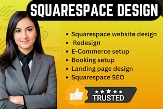 build squarespace development design website edit squarespace printful seo
