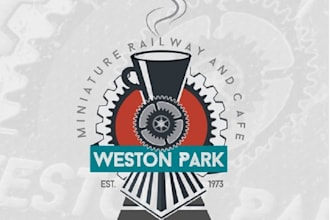 design magnificent custom railway and cafe logo