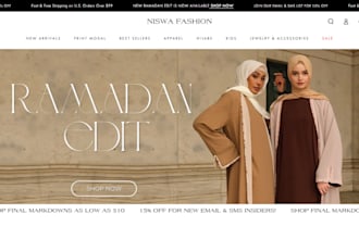 build muslim wear shopify store islamic clothing abaya wear dropshipping store