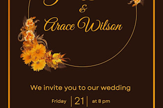 do eye catching invitation cards and tickets in 5 hours