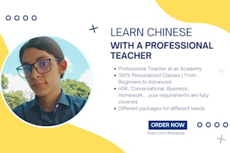 teach you chinese from english fluently and fun