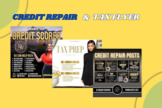 do urgent credit repair flyer score flyer motion tax flyer social media flyer