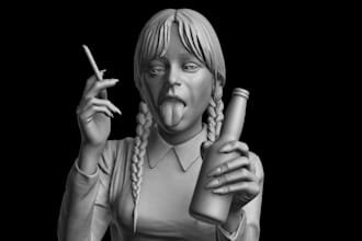 sculpt 3d characters and miniatures for 3d printing