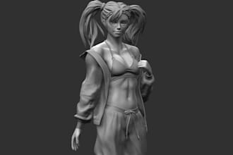 sculpt stylized 3d characters and miniatures for 3d printing
