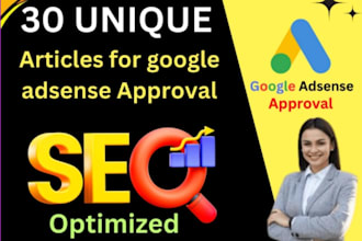 do SEO friendly articles for quick google adsense approval