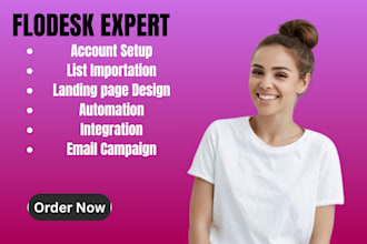 set up flodesk account email campaign email automation