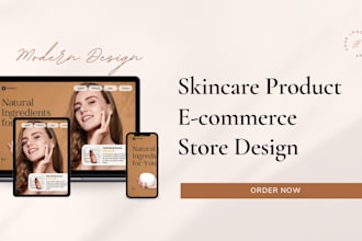 design skincare shopify store beauty cosmetics store shopify skincare website