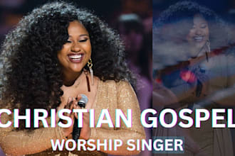 soulful female lead singer christain choir backup  rnb rock pop remake, jingle