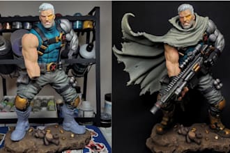 sculpt print and paint 3d miniatures dnd mini warhammer 40k toys anime figure