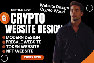 design redesign clone a professional crypto presale or token launch website