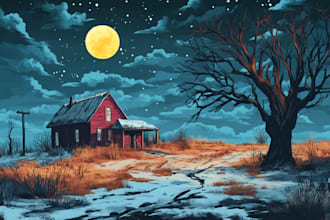 draw awesome environment concept art