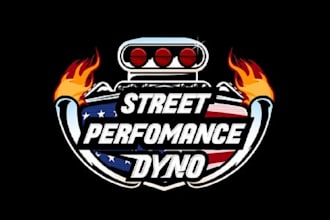design colorful ride or die street performance logo