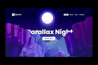 create stunning parallax and 3d animated websites with wordpress or webflow