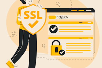 install an SSL certificate to secure your website with https