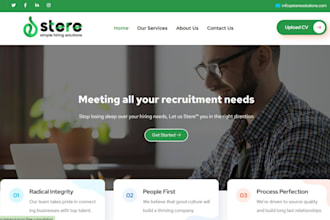 create recruitment, job portal, job board, staff agency website