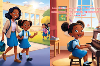 illustrate children book bible story amazon book cover illustration