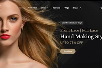 build a passive income hair extension beauty store or shopify website