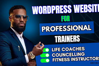 create a personal brand wordpress site for life and business coaches