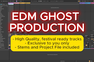 ghost produce a high quality edm track for you