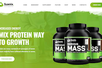 design health supplement website health and fitness store, supplement website