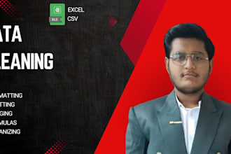 clean, format, merge, split excel data
