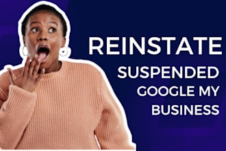 gmb reinstate suspended google my business gmb listing  gmb verify local seo