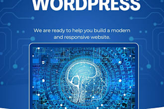 design, redesign or clone response wordpress lms or portfolio website for you