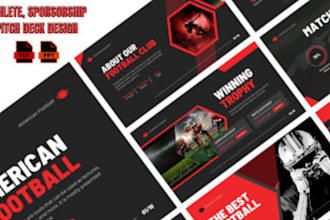 create sponsorship deck, pitch deck, business kit, epk, media kit