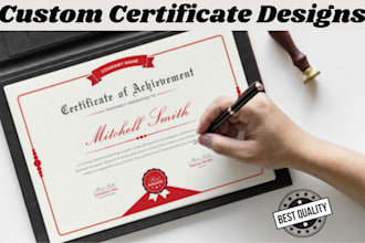 design certificate template, diploma certificate or award certificate