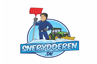 design powerful aesthetics snow removal logo