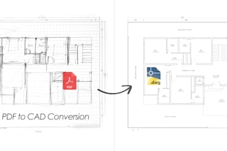 convert PDF to cad and revit
