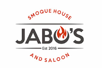 design stand out smoque house and salon logo