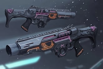 high quality weapon concept art for gaming and more