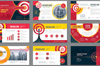 do powerpoint presentation,  pitch deck, google slide, powerpoint template, ppt