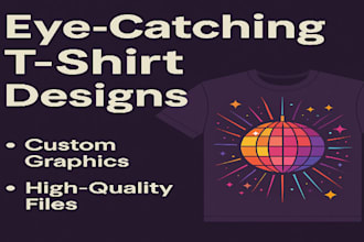 design eye catching and trendy t shirt designs