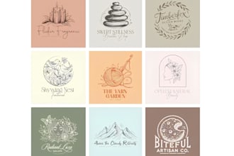 make custom sacred geometry, mystical, yoga, holistic, spiritual logo design