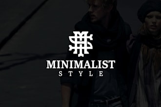 design luxury minimal fashion clothing brand, apparel and boutique fashion logo