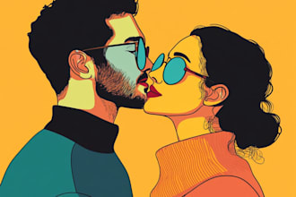 design faceless digital portrait for you