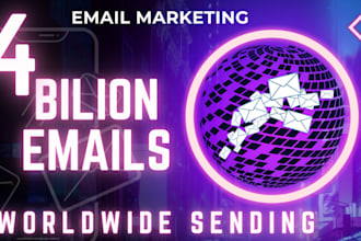 send 470 million bulk email blast,email marketing campaign to inbox and SMS