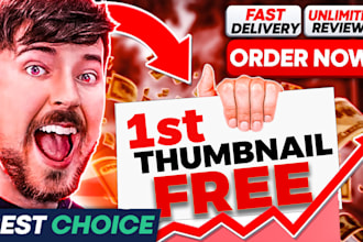 design a premium clickbait youtube thumbnail in 5hr