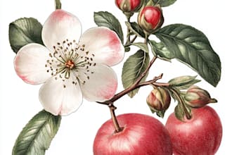 do botanical illustrations of flowers, plants, fruits